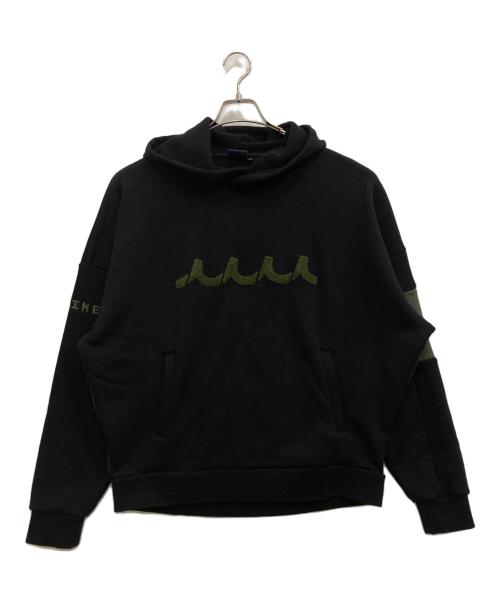 muta MARINE（ムータマリン）muta MARINE (ムータマリン) プルオーバーパーカー ブラックの古着・服飾アイテム