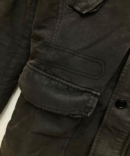 DIESEL（ディーゼル）DIESEL (ディーゼル) ミリタリーコート グレー サイズ:XLの古着・服飾アイテム