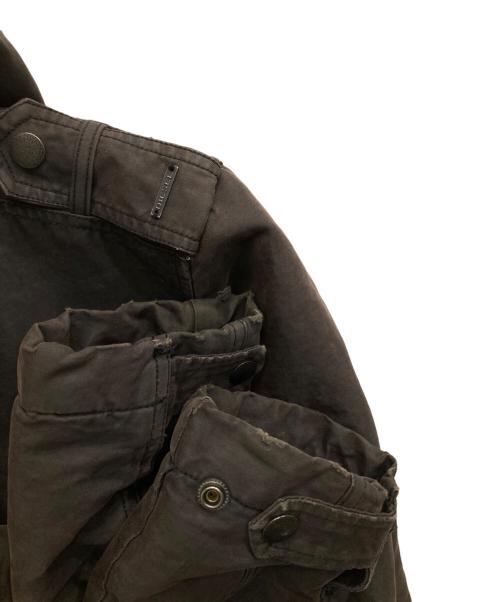 DIESEL（ディーゼル）DIESEL (ディーゼル) ミリタリーコート グレー サイズ:XLの古着・服飾アイテム