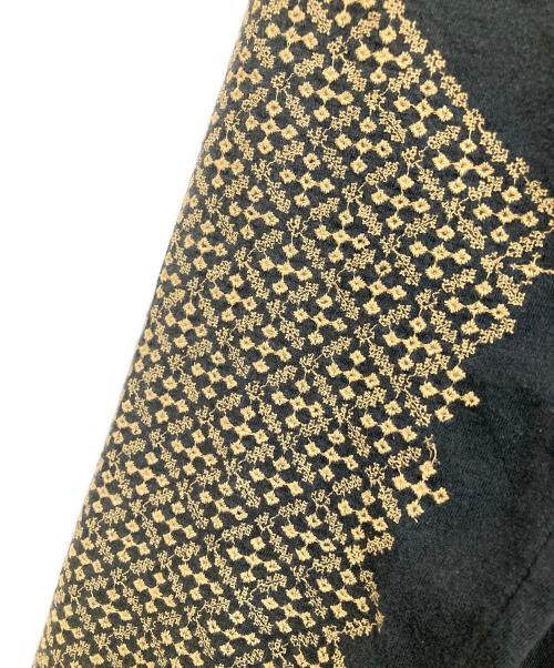 Jean Paul Gaultier FEMME（ジャンポールゴルチエ フェム）Jean Paul GAULTIER FEMME (ジャンポールゴルチエ フェム) 刺繍カットソー グレー サイズ:-の古着・服飾アイテム