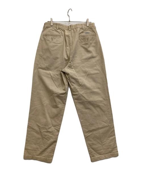 POLO RALPH LAUREN（ポロ・ラルフローレン）POLO RALPH LAUREN (ポロ・ラルフローレン) タックチノパン ベージュ サイズ:SIZE 86cm (W34)の古着・服飾アイテム
