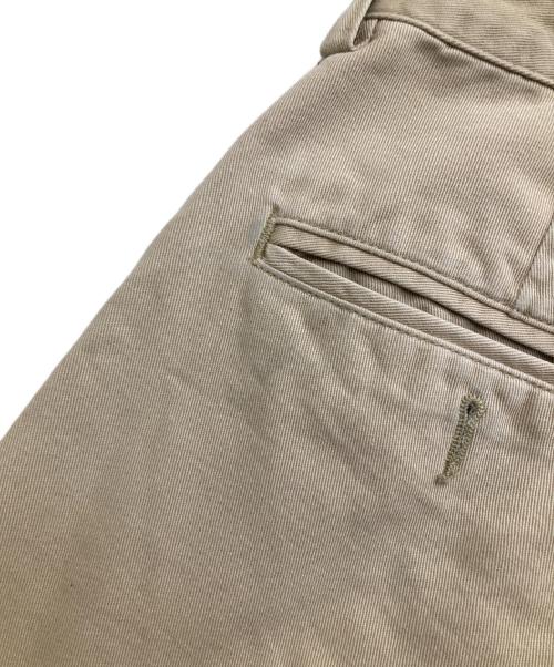 POLO RALPH LAUREN（ポロ・ラルフローレン）POLO RALPH LAUREN (ポロ・ラルフローレン) タックチノパン ベージュ サイズ:SIZE 86cm (W34)の古着・服飾アイテム