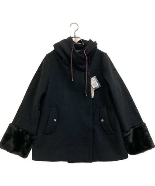 soeur7（スール）soeur7 (スール) フーデッドコート ブラック サイズ:9 未使用品の古着・服飾アイテム