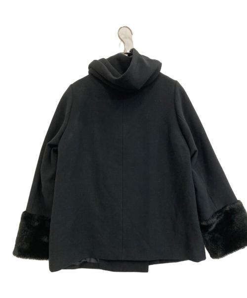 soeur7（スール）soeur7 (スール) フーデッドコート ブラック サイズ:9 未使用品の古着・服飾アイテム