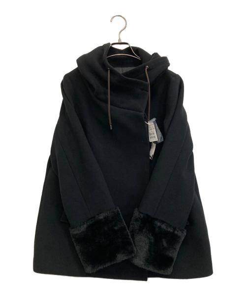 soeur7（スール）soeur7 (スール) フーデッドコート ブラック サイズ:9 未使用品の古着・服飾アイテム