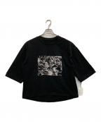 C.LOVEシーラブ）の古着「刺繍Ｔシャツ」｜ブラック