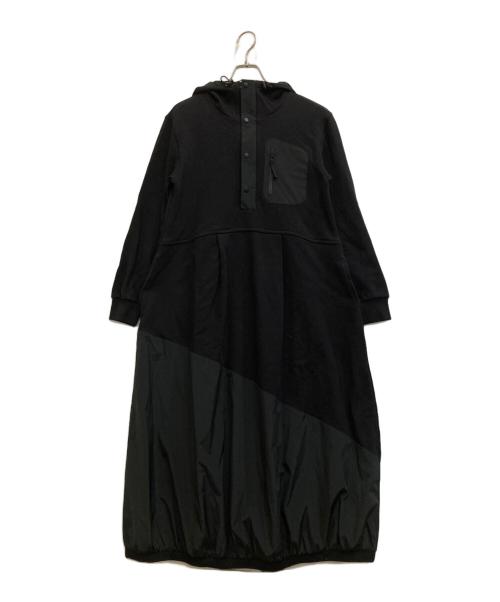 LA SUD（ラッシュド）LA SUD (ラッシュド) バルーンシルエット異素材ワンピース ブラック サイズ:F 未使用品の古着・服飾アイテム