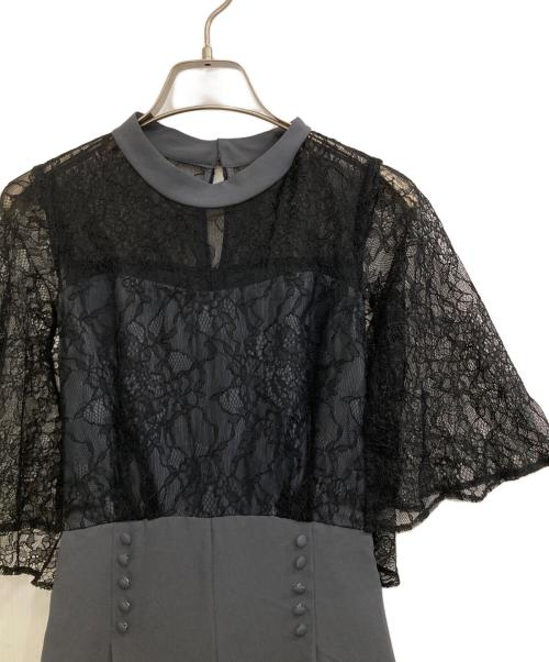 Rire Fete（リルフェテ）Rire Fete (リルフェテ) レースオールインワン グレー サイズ:9 未使用品の古着・服飾アイテム