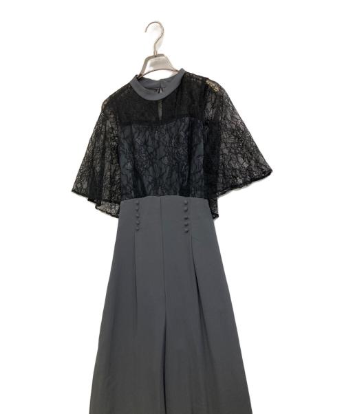 Rire Fete（リルフェテ）Rire Fete (リルフェテ) レースオールインワン グレー サイズ:9 未使用品の古着・服飾アイテム