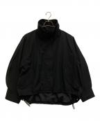 Adam et Ropeアダム エ ロペ）の古着「High-neck oversized jacket」｜ブラック