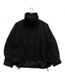 Adam et Rope（アダム エ ロペ）の古着「High-neck oversized jacket」｜ブラック