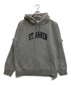 POP TRADING COMPANYポップトレーディングカンパニー）の古着「プリントパーカー」｜グレー