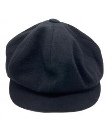 kijima takayuki（キジマタカユキ）の古着「MELTON CASQUETTE」｜ブラック