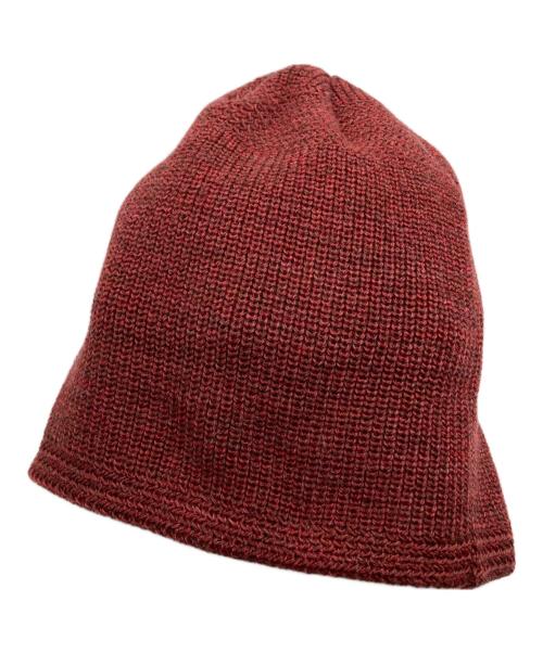 Nine Tailor（ナインテイラー）Nine Tailor (ナインテイラー) ニット帽 レッドの古着・服飾アイテム