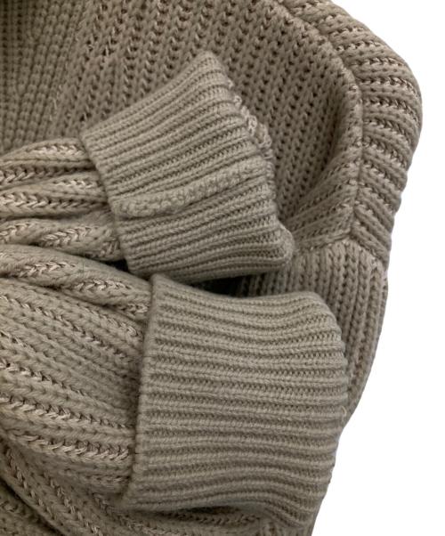arenotis（アーノッティーズ）arenotis (アーノッティーズ) WASHI Wool Mix Drivers Knit Cardigan ベージュ サイズ:2の古着・服飾アイテム