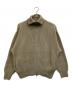 arenotis（アーノッティーズ）の古着「WASHI Wool Mix Drivers Knit Cardigan」｜ベージュ