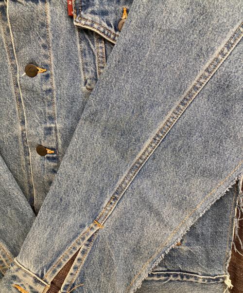 Rebuild by Needles（リビルドバイニードルス）Rebuild by Needles (リビルドバイニードルス) 再構築デニムジャケット インディゴ サイズ:Lの古着・服飾アイテム