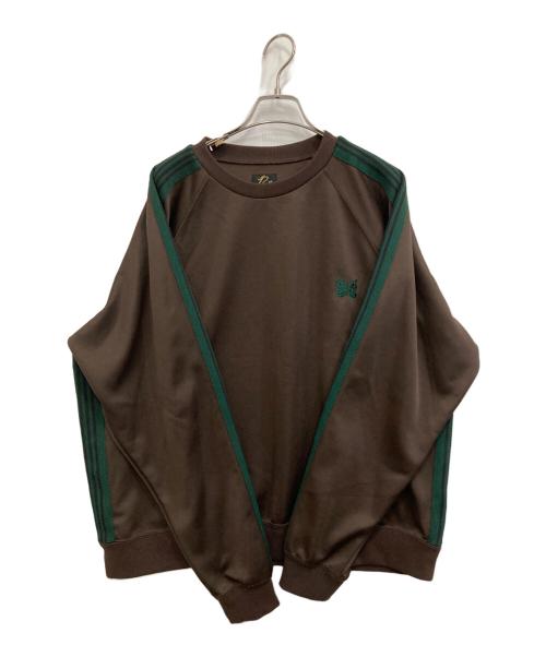 Needles（ニードルズ）Needles (ニードルズ) Track Crew NeckShirt ブラウン サイズ:Ｌの古着・服飾アイテム