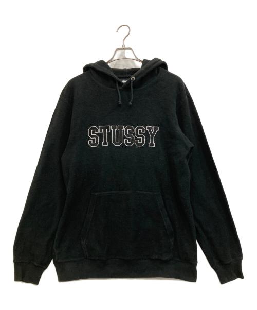 stussy（ステューシー）stussy (ステューシー) Applique パーカー ブラック サイズ:Ｌの古着・服飾アイテム