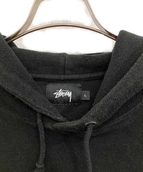 stussy（ステューシー）stussy (ステューシー) Applique パーカー ブラック サイズ:Ｌの古着・服飾アイテム