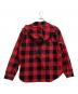 stussy (ステューシー) チェック柄ジップパーカー レッド サイズ:L：8000円
