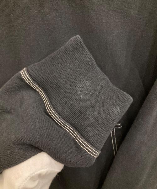 stussy（ステューシー）stussy (ステューシー) Contrast Stitch Label Pullover Hoodie ブラック サイズ:Ｌの古着・服飾アイテム