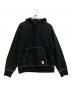 stussy（ステューシー）の古着「Contrast Stitch Label Pullover Hoodie」｜ブラック