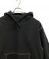 stussy (ステューシー) Contrast Stitch Label Pullover Hoodie ブラック サイズ:Ｌ：9000円