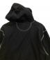 中古・古着 stussy (ステューシー) Contrast Stitch Label Pullover Hoodie ブラック サイズ:Ｌ：9000円
