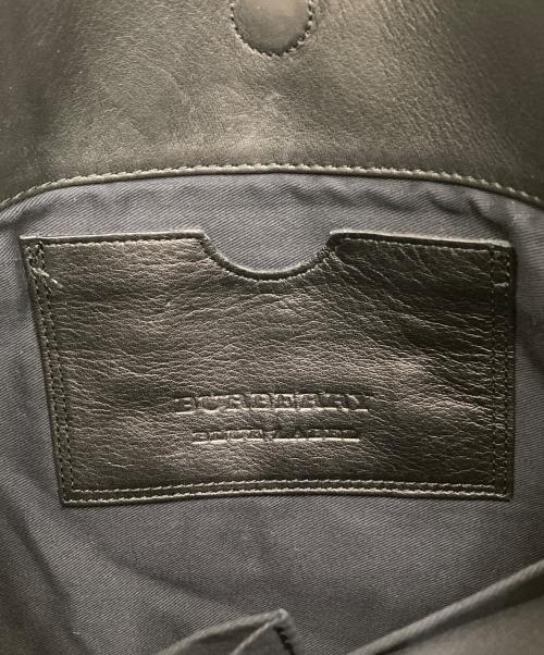 BURBERRY BLUE LABEL（バーバリー ブルー レーベル）BURBERRY BLUE LABEL (バーバリー ブルー レーベル) コーデュロイバッグ ブラックの古着・服飾アイテム