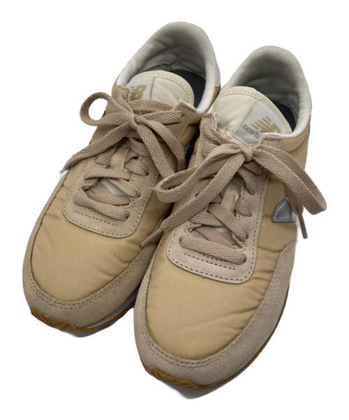 NEW BALANCE（ニューバランス）NEW BALANCE (ニューバランス) ローカットスニーカー ベージュ サイズ:23.5の古着・服飾アイテム