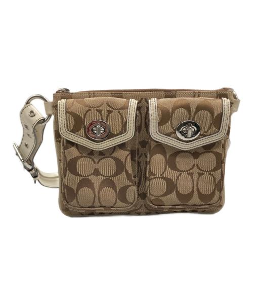 COACH（コーチ）COACH (コーチ) ショルダーバッグ ブラウンの古着・服飾アイテム