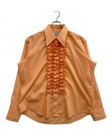 Lion of Troy（ライオン オブ トロイ）の古着「フリンジシャツ」｜オレンジ