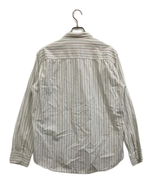 stussy（ステューシー）stussy (ステューシー) ストライプシャツ ホワイト サイズ:Mの古着・服飾アイテム