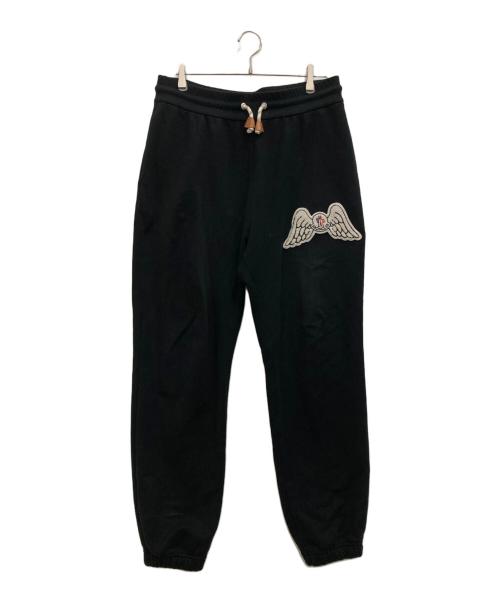 Palm Angels（パーム エンジェルス）Palm Angels (パーム エンジェルス) MONCLER (モンクレール) 21AW PANTALONIスウェットパンツ ブラック サイズ:Lの古着・服飾アイテム