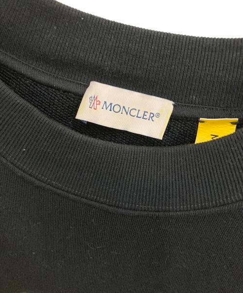 MONCLER（モンクレール）MONCLER (モンクレール) Palm Angels (パーム エンジェルス) CREWNECK SWEAT ブラック サイズ:XLの古着・服飾アイテム