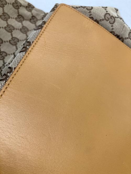 GUCCI（グッチ）GUCCI (グッチ) GGキャンバストートバッグ ブラウンの古着・服飾アイテム