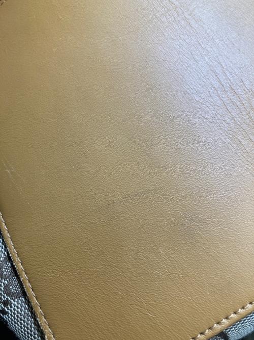 GUCCI（グッチ）GUCCI (グッチ) GGキャンバストートバッグ ブラウンの古着・服飾アイテム