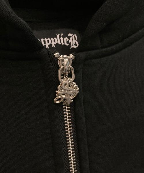 SUPPLIER（サプライヤー）SUPPLIER (サプライヤー) ロゴジップパーカー ブラック サイズ:XXLの古着・服飾アイテム