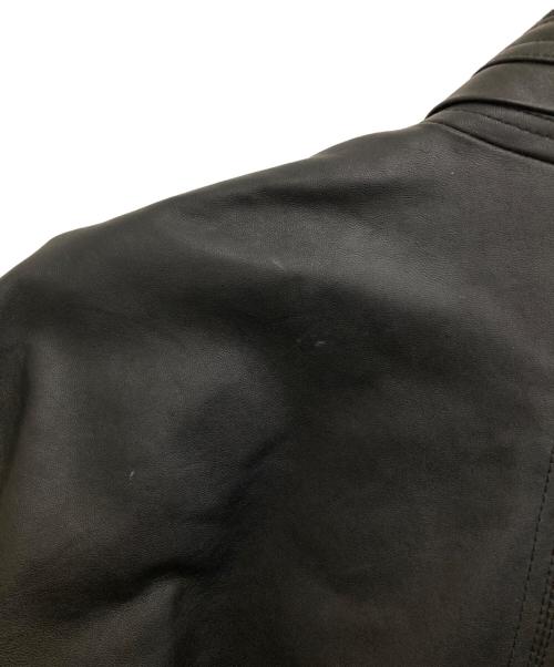 vagiie（バジエ）vagiie (バジエ) ラムレザージャケット ブラック サイズ:48の古着・服飾アイテム