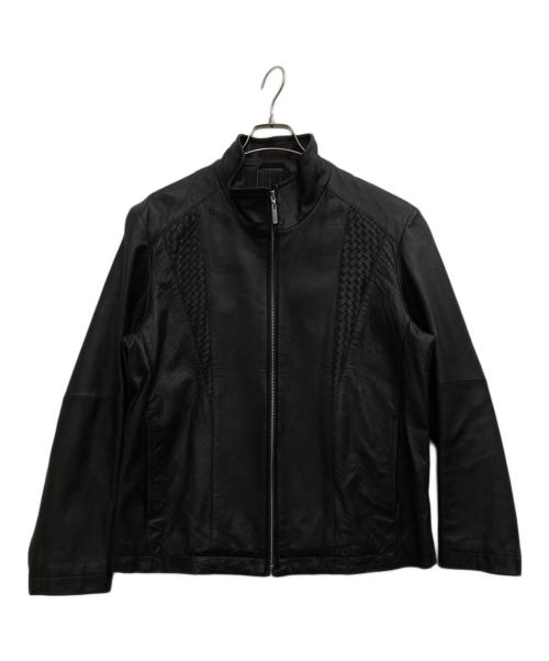Barassi（バラシ）Barassi (バラシ) ラムレザージャケット ブラック サイズ:48の古着・服飾アイテム