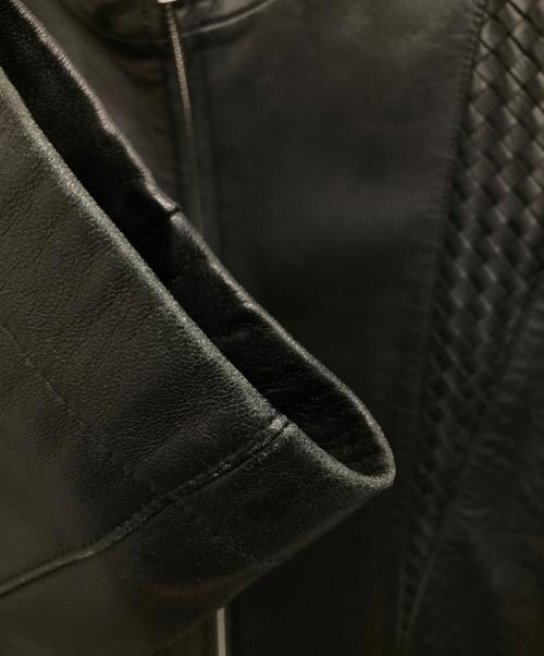 Barassi（バラシ）Barassi (バラシ) ラムレザージャケット ブラック サイズ:48の古着・服飾アイテム