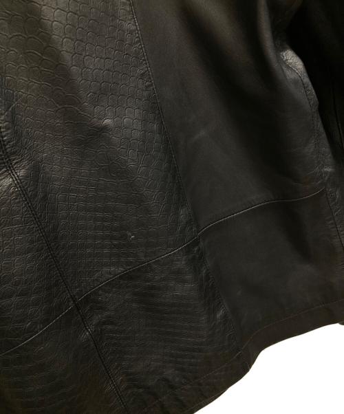 Barassi（バラシ）Barassi (バラシ) ラムレザージャケット ブラック サイズ:48の古着・服飾アイテム