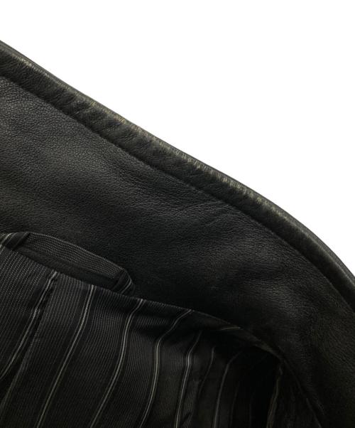 Barassi（バラシ）Barassi (バラシ) ラムレザージャケット ブラック サイズ:48の古着・服飾アイテム