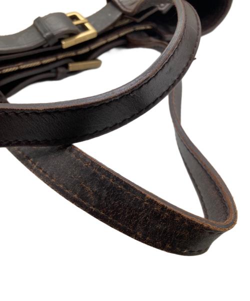 GUCCI（グッチ）GUCCI (グッチ) GGキャンバストートバッグ ブラウンの古着・服飾アイテム