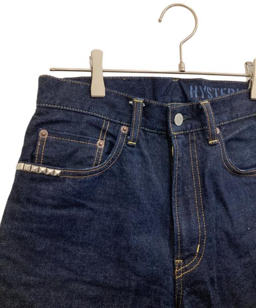 Hysteric Glamour（ヒステリックグラマー）Hysteric Glamour (ヒステリックグラマー) ストレートデニムパンツ インディゴ サイズ:W28の古着・服飾アイテム
