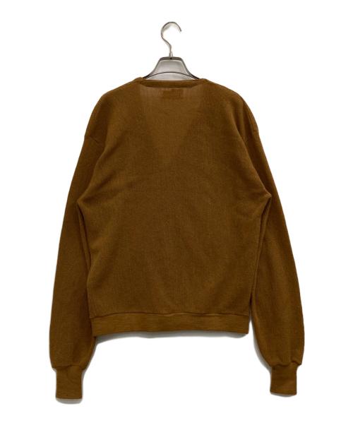 USED（ユーズド）USED (ユーズド) ニットカーディガン ブラウン サイズ:Fの古着・服飾アイテム