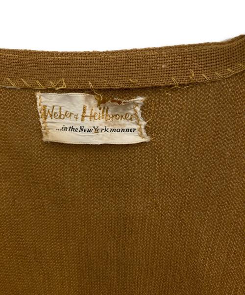 USED（ユーズド）USED (ユーズド) ニットカーディガン ブラウン サイズ:Fの古着・服飾アイテム