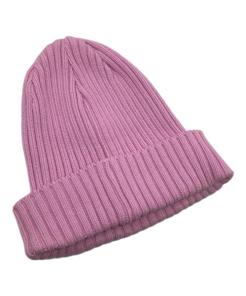 SUPREME（シュプリーム）SUPREME (シュプリーム) ニット帽 ピンクの古着・服飾アイテム