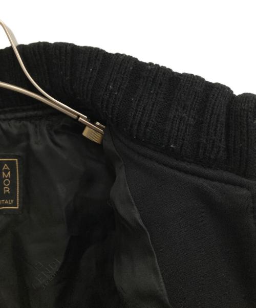 FENDI JEANS（フェンディ ジーンズ）FENDI jeans (フェンディ ジーンズ) 切替ジャケット ブラック サイズ:38の古着・服飾アイテム